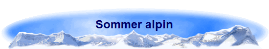 Sommer alpin